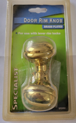 Rim knobs brass - knobs, plated