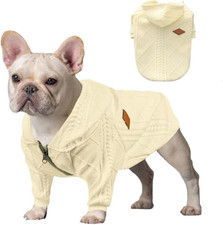 Dog Hoodie Sweater Jumper Zip