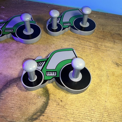 Childrens tractor coat hooks - childrens,