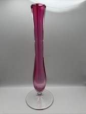 Val St Lambert Cranberry Glass