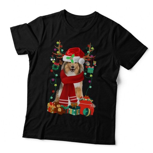 Rough collie christmas - collie,