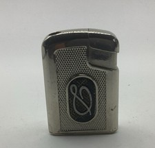 Gas Lighter Vintage Small .unchecked Does Spark . With Case