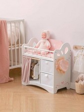 Wooden Baby Doll Crib Bed Fits