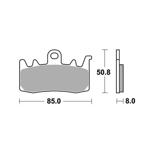 Pair sbs brake - brake, pads