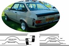 Ford Escort MK2 MEXICO - 1600 - 1300 SPORT STICKERS STRIPE KIT DECALS VINYLS