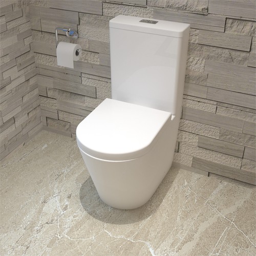 Aica bathroom rimless close - aica,