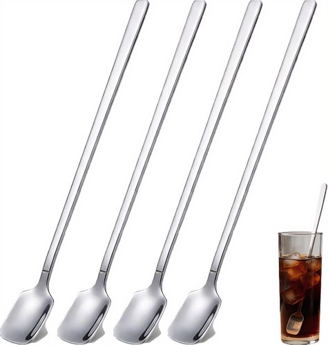 Long handle iced tea spoons - handle,