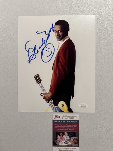 Chuck berry signed autographed - berry,