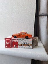 Vintage Tomica No.8 NISSAN CEDRIC Japan TAXI 1:62 Die Cast Car Toy Tomy RARE