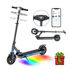 Electric Scooters For Teens Ages 12-16 Foldable E-Scooter APP Bluetooth LED 250W