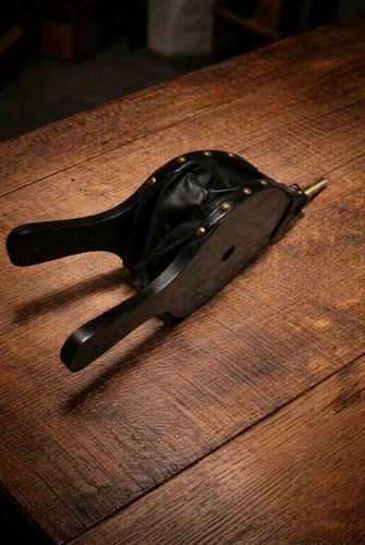 Vintage fireplace bellows - vintage,
