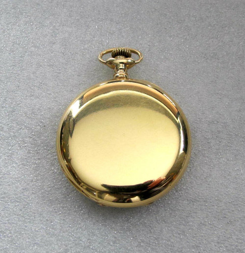 18k gold elgin pocket watch - pocket,