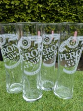 4 Peroni Pint Glasses Brand