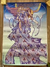 VINTAGE JIM FITZPATRICK 1976 MACHA NEMED FANTASY ART POSTER CELTIC ART NOUVEAU