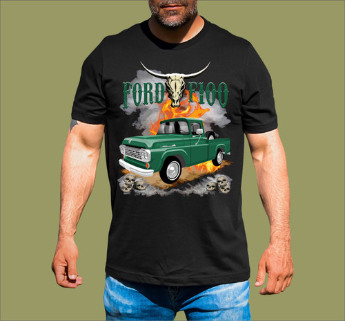 Pickup truck ford shirt - pickup, t-shirt