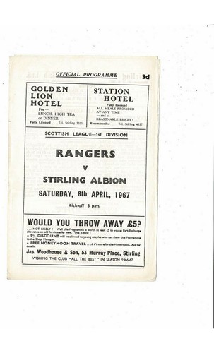 1966 stirling albion - 1966/67,