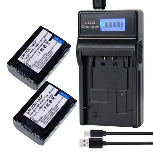 Battery lcd charger for - 2x,