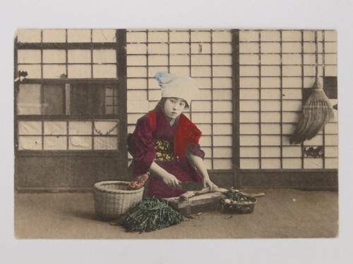 Japanese woman preparing - woman,