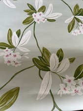 Sanderson Richmond Hill Wallpaper Opened Duck Egg Background