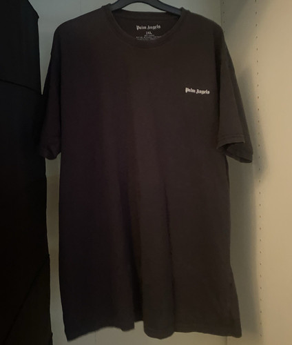 Genuine palm angels black - palm, t