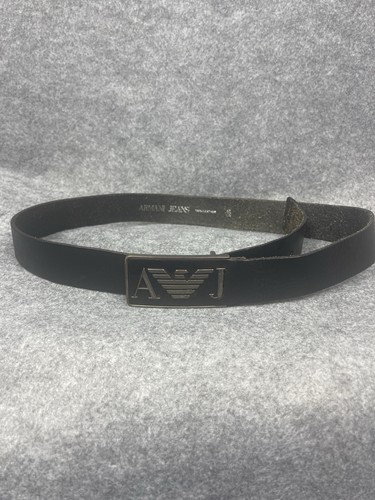 Armani jeans black leather - jeans,