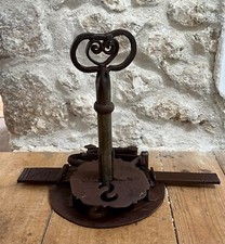 Huge antique French lock & key