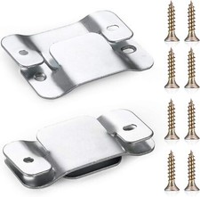 Metal interlocking Connector Clips Corner sofa Bed Brackets Screws Divan Bases.