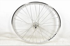 ROAD FIXIE BIKE 700c FRONT WHEEL 622 - 13 LARGE FLANGE HUB EXAL XR3 RIM SILVER