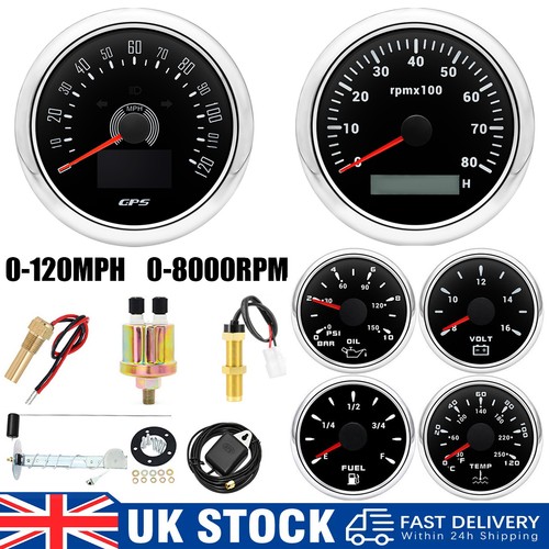 Gauge set 85mm boat gps - set,