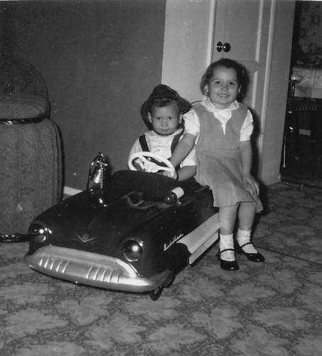 Vintage kidillac pedal car - pedal,