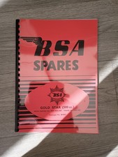 BSA Gold Star DBD34 Parts List