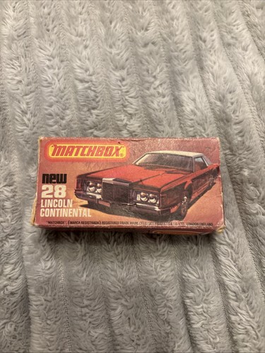 Vintage matchbox lincoln - 28,