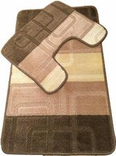 2 Piece Soft Bath Mat Set Foot