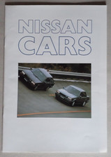 Nissan Range Brochure 1987 - 300ZX Silvia Laurel Bluebird Sunny Micra Patrol
