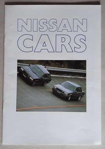 Nissan range brochure 1987 - brochure,