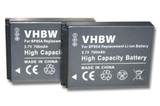 2x Battery for Samsung ST200 WB210 ST200F PL210 SH100 700mAh