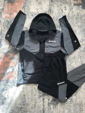 Monterrain XL Men’s Woven Grey Black Full Tracksuit Set