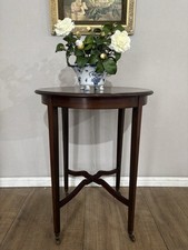 Antique Edwardian Inlaid Round