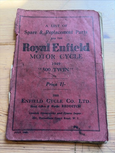 1949 royal enfield motorcycle - 1949,