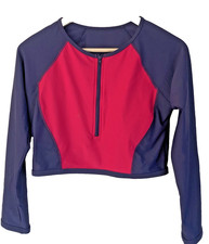Ladies Active Crop Top Long