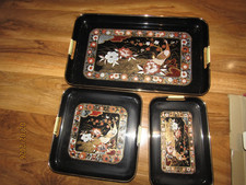 Vintage black lacquer - ,