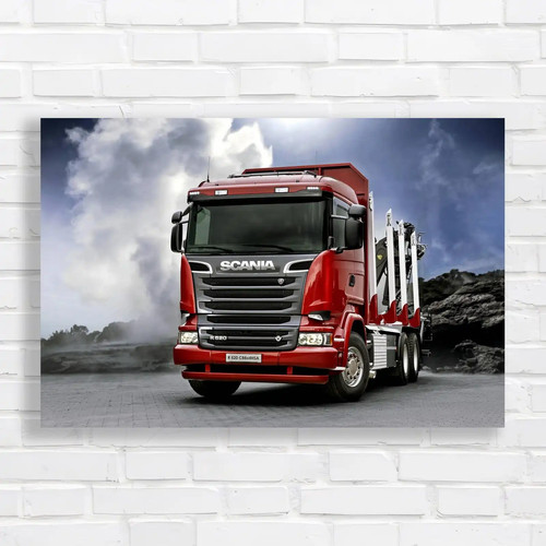 Rugged scania truck - truck, original