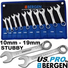 US PRO Stubby Spanners 10pc