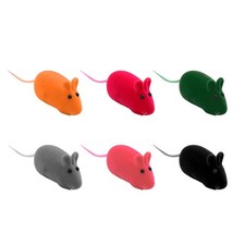 12 Pcs Pet Toys Plush Mouse