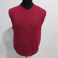 Men's Nike Golf V Sleeveless Jumper Lamb’s Wool  Chest 40/42 Size M SKU Y14828