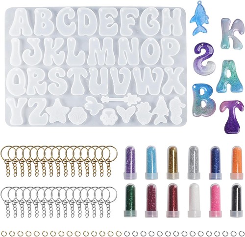 Alphabet resin moulds - alphabet,