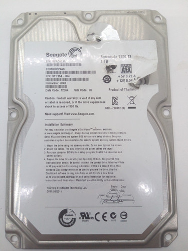 Seagate st31000524as hdd sata - seagate,
