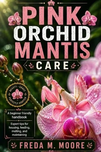 Pink orchid mantis care - mantis, a