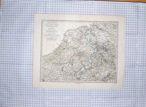 Original old antique - antique, print
