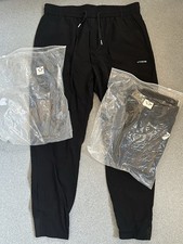 Spohlfgr X2 Mens Black Track Pant Joggers Size 38 Bundle 2 Pairs Brand New